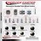 Service Caster 2'' Floor Safe Chrome Hooded Twin Wheel Caster Top Plate , 4PK SCC-TP02S50D-NYU-BC-4 - alternate 3